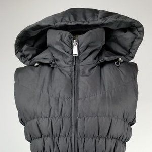 Black Michael Kors Down Feather Puffer Vest Size M
